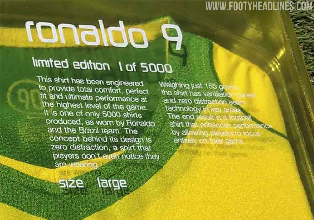 Crazy Boxed Nike T90 2004 Brazil Ronaldo Holland Van Nistelrooy
